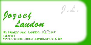jozsef laudon business card